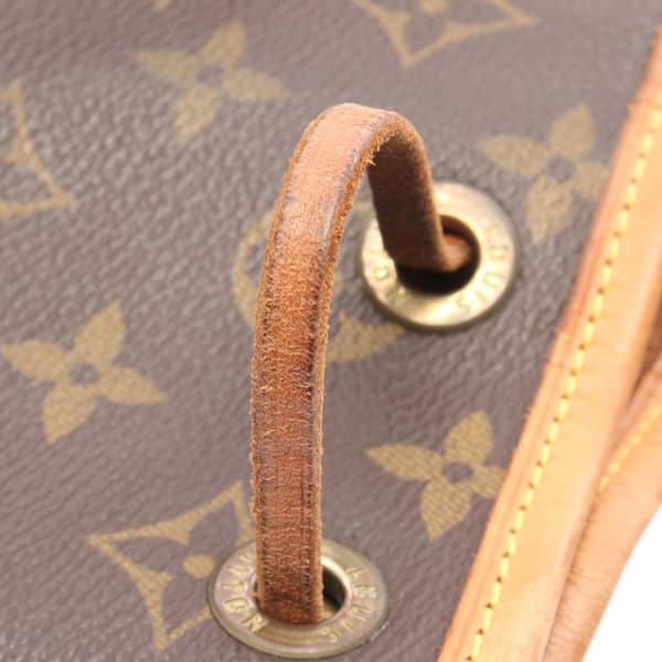 Pre-owned Louis Vuitton Monogram Mini Montsouris Brown