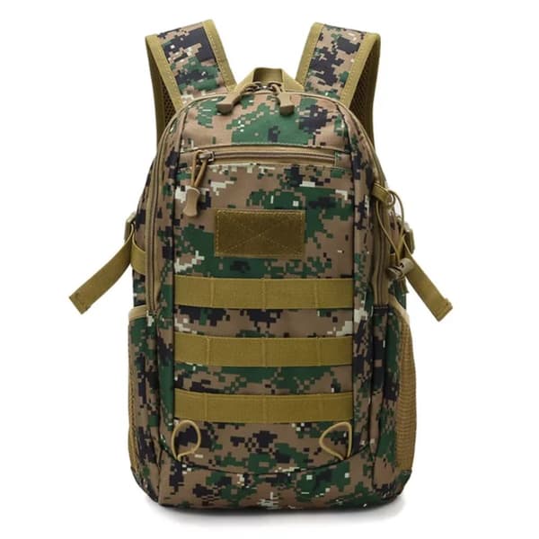Nylon Taktisk Rygsæk, Flerbrugsanvendelse, Letvægtsdesign,junglesk camouflage