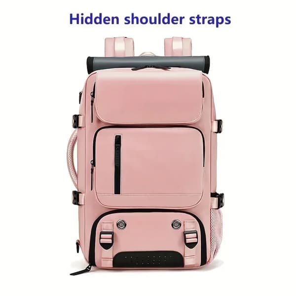 Vattentät Reserucksack, USB-laddningsport, Dolda Axelremmar,F