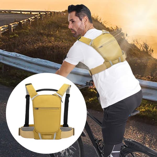 Vattenryggsäck, 12L kapacitet, andningsbart material, lättviktsdesign