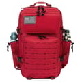 Miniatyrbillede 1 af 2: Taktisk Militær Rygsæk, 45L Kapacitet, Holdbart Polyester Materiale,45L Rød