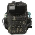 Miniatyrbillede 2 af 2: 45L Taktisk Rygsæk, Holdbart Polyester Materiale, Rummeligt Design,Sort Camo