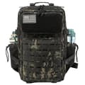 Miniatyrbillede 1 af 2: 45L Taktisk Rygsæk, Holdbart Polyester Materiale, Rummeligt Design,Sort Camo