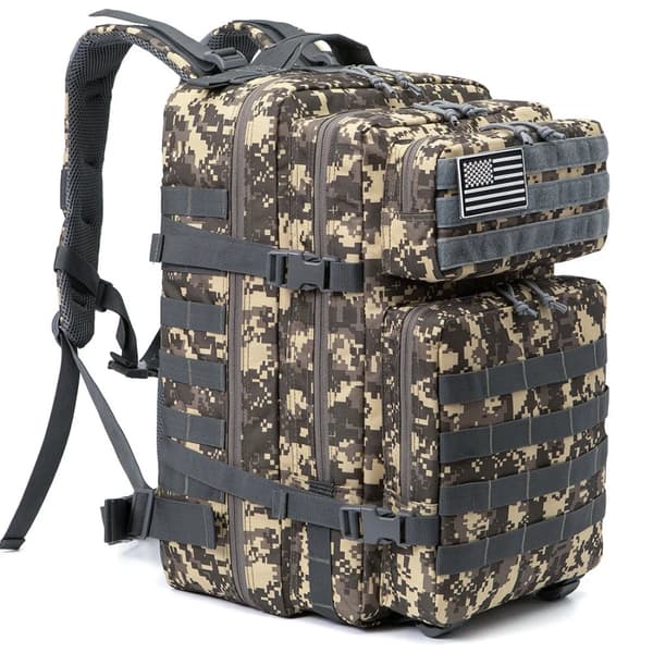 Taktisk rygsæk, 45L stor kapacitet, unisex design,ACU