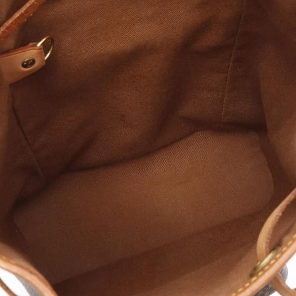 Pre-owned Louis Vuitton Monogram Mini Montsouris Brown