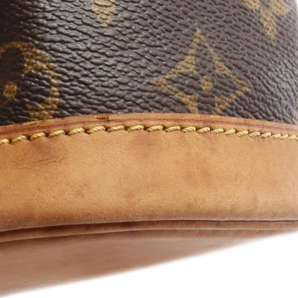 Pre-owned Louis Vuitton Monogram Mini Montsouris Brown