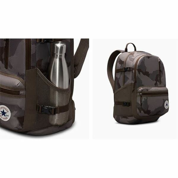 Ryggsäck Casual Converse Straight Edge Armégrön Kamouflage