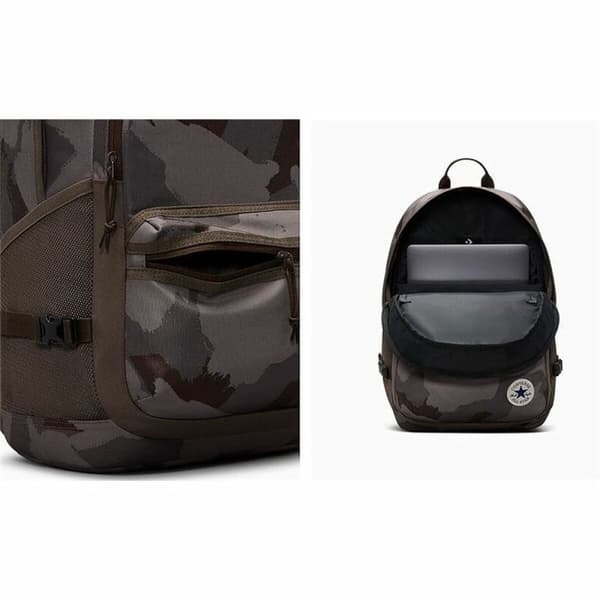Casual Rygsæk Converse Straight Edge Militærgrøn Camouflage