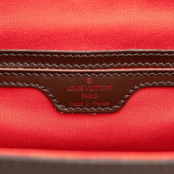 Pre-owned Louis Vuitton Damier Ebene Soho Brown