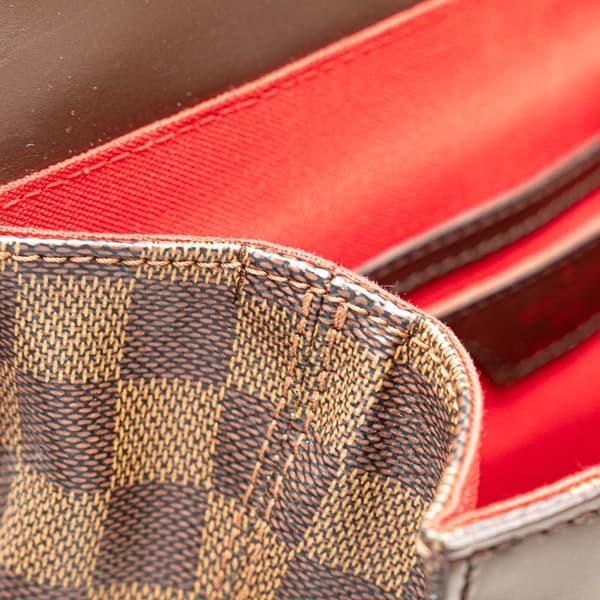 Pre-owned Louis Vuitton Damier Ebene Soho Brown