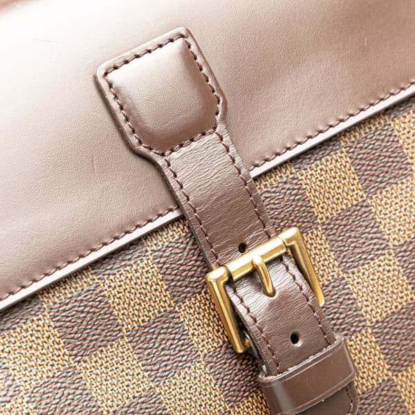 Pre-owned Louis Vuitton Damier Ebene Soho Brown