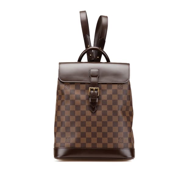Pre-owned Louis Vuitton Damier Ebene Soho Brown