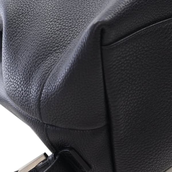 Pre-owned Saint Laurent Grained Calfskin Sac De Jour Backpack Black