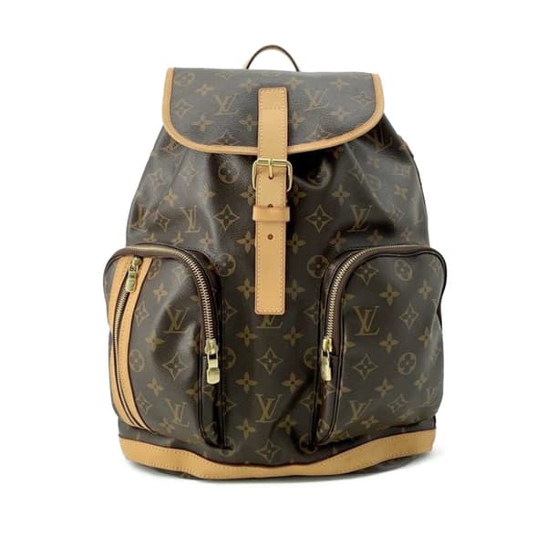 Pre-owned Louis Vuitton Monogram Sac a Dos Bosphore Brown