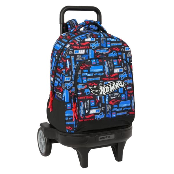 Skoletaske Hot Wheels Multifarvet 33 x 45 x 22 cm