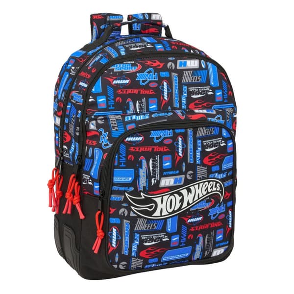 Skoletaske Hot Wheels Multifarvet 32 x 42 x 15 cm