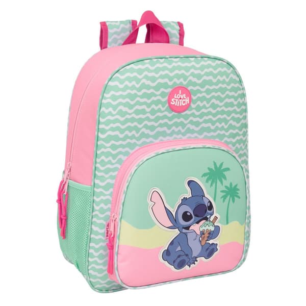 Koululaukku Lilo & Stitch Ice cream Pinkki 33 x 42 x 14 cm
