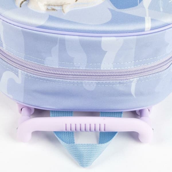 Skolryggsäck 3D med hjul Frozen Lila