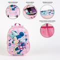 Miniatyrbild 7 av 11: Skolryggsäck 3D med hjul Minnie Mouse Rosa