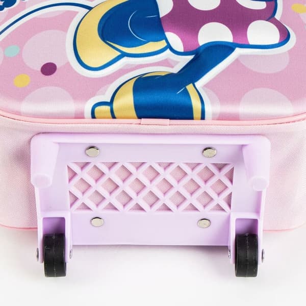Skolryggsäck 3D med hjul Minnie Mouse Rosa