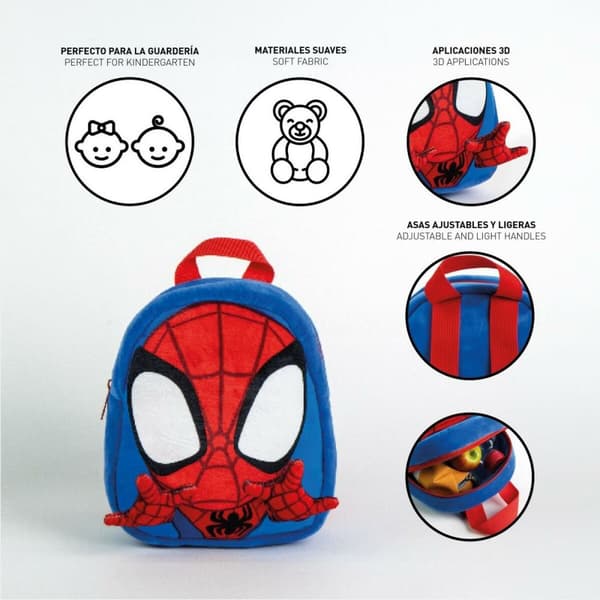Børnetaske Spidey Blå