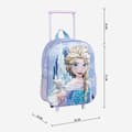 Miniatyrbild 8 av 11: Skolryggsäck 3D med hjul Frozen Lila