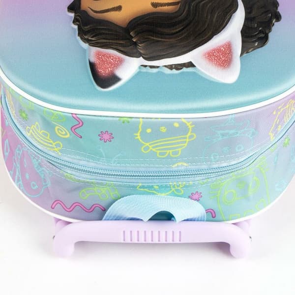 3D Skoletaske med Hjul Gabby's Dollhouse Pink