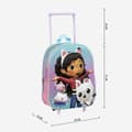 Miniatyrbillede 8 af 11: 3D Skoletaske med Hjul Gabby's Dollhouse Pink