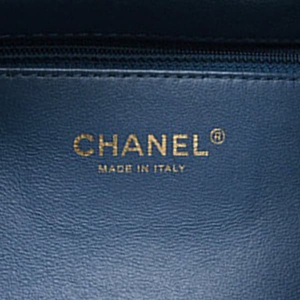 Pre-owned Chanel Caviar Business Affinity Backpack Blue