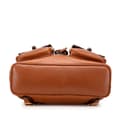 Miniatyrbilde 3 av 10: Pre-owned Gucci Medium Calfskin Bamboo Drawstring Backpack Brown