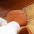 Miniatyrbilde 6 av 10: Pre-owned Gucci Medium Calfskin Bamboo Drawstring Backpack Brown