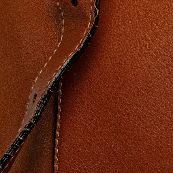 Pre-owned Gucci Medium Calfskin Bamboo Drawstring Backpack Brown