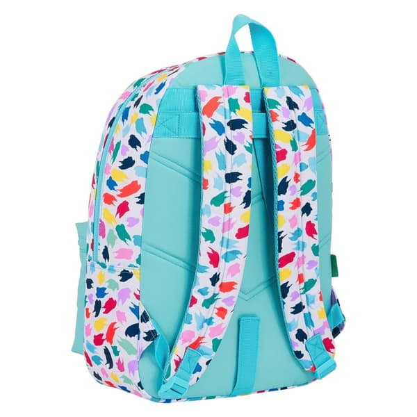 Skolryggsäck Benetton Painting Multicolour