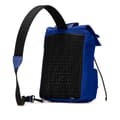 Miniatyrbild 2 av 10: Pre-owned Fendi Medium Econyl Santander Cuoio Roma Fendiness Backpack Blue