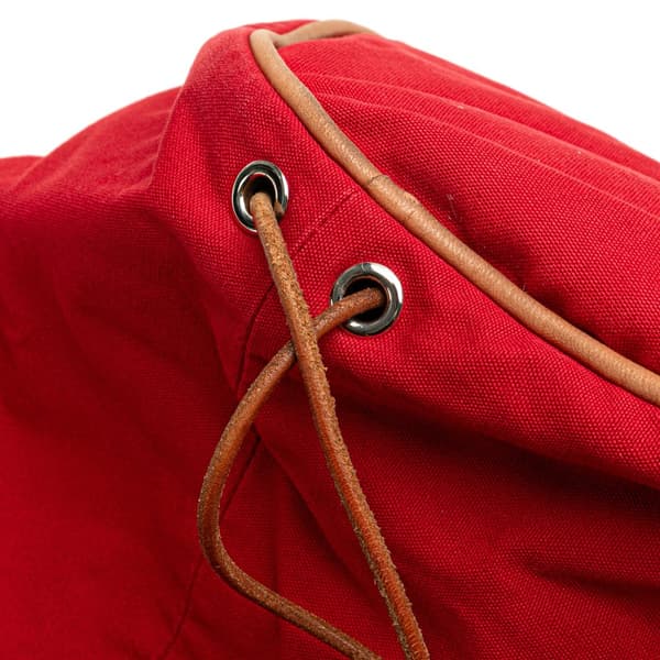 Pre-owned Hermès Toile Polochon Mimile Red