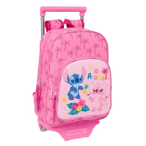 Skolryggsäck Lilo & Stitch Chill Rosa Mint 26 x 11 x 67 cm 26 x 34 x 11 cm