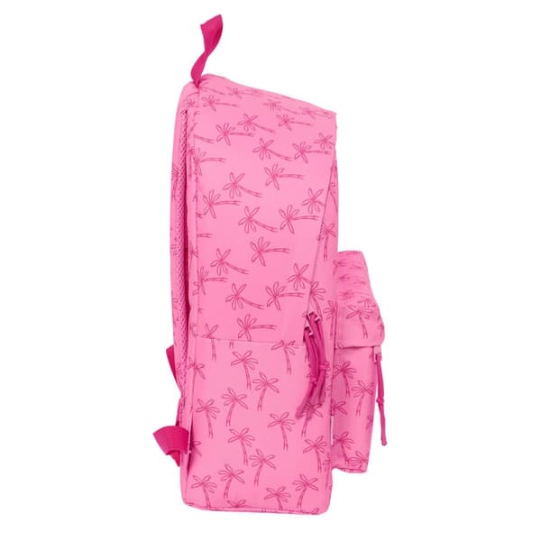 Skoletaske Lilo & Stitch Chill Pink Mint 33 x 42 x 15 cm