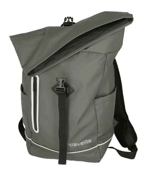 Ryggsäck - travelite - Basics Roll-Up Ryggsäck Plane - Grå - Vattentät - 19L