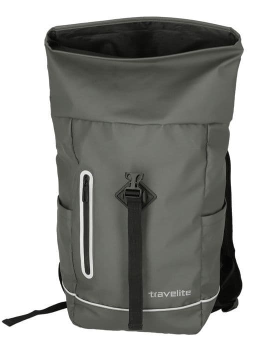Ryggsäck - travelite - Basics Roll-Up Ryggsäck Plane - Grå - Vattentät - 19L