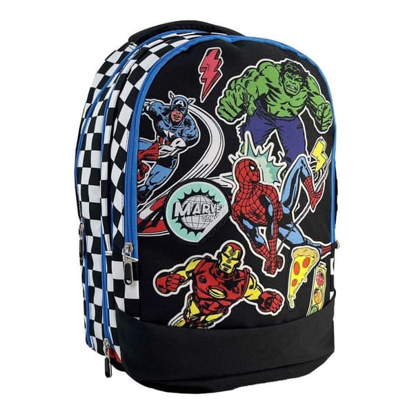 Skolebag The Avengers Svart 31 x 14 x 41 cm