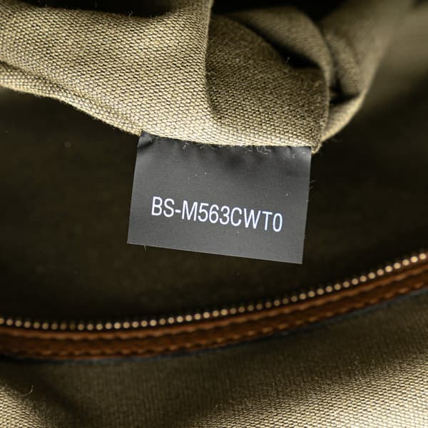Pre-owned Valentino Canvas Camouflage Backpack Brown