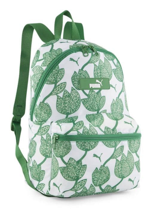 Ryggsäck - PUMA - Core Pop - Grön/Vit - 100 % polyester - 35x25x11,5 cm