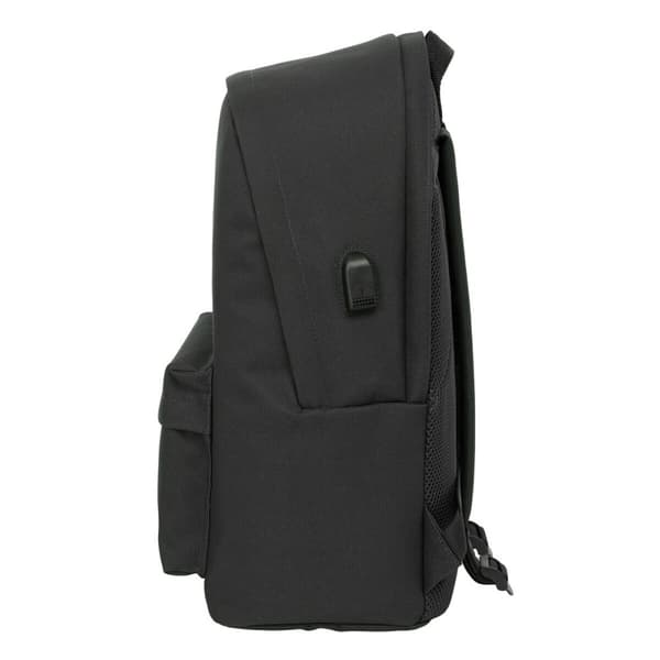 Skolryggsäck El Ganso +usb el ganso basics Svart 31 x 44 x 18 cm