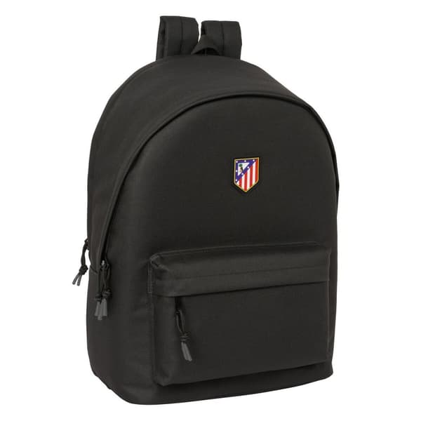 Skolryggsäck Atlético Madrid Svart 31 x 44 x 18 cm