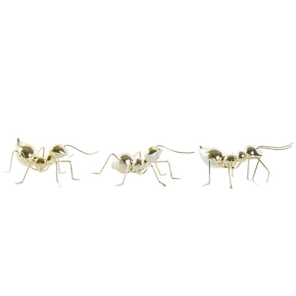 Håndveske for Kvinner DKD Home Decor Gyllen 23 x 15 x 11 cm (3 enheter)