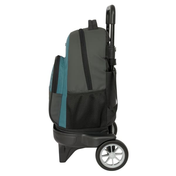 Skolväska med hjul Safta Urban style Blå Grå 33 x 45 x 22 cm