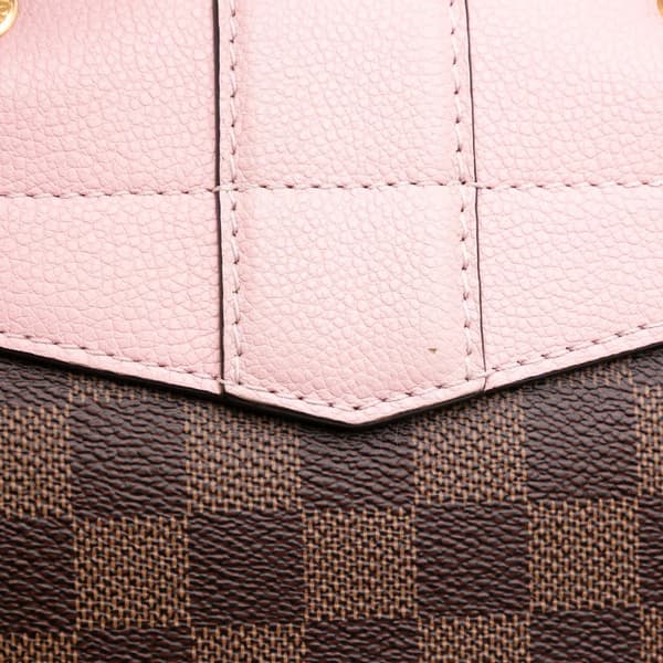 Pre-owned Louis Vuitton Damier Ebene Clapton Brown