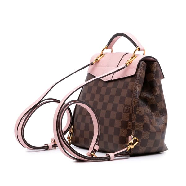 Pre-owned Louis Vuitton Damier Ebene Clapton Brown