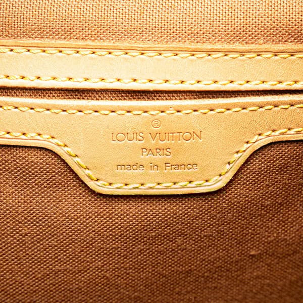 Pre-owned Louis Vuitton Monogram Montsouris GM Brown