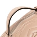 Miniatyrbilde 9 av 10: Pre-owned Gucci GG Marmont Round Matelasse Leather Backpack Pink